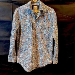 Panhandle Rough Stock Men’s Size Small Pearl Snap Western Shirt